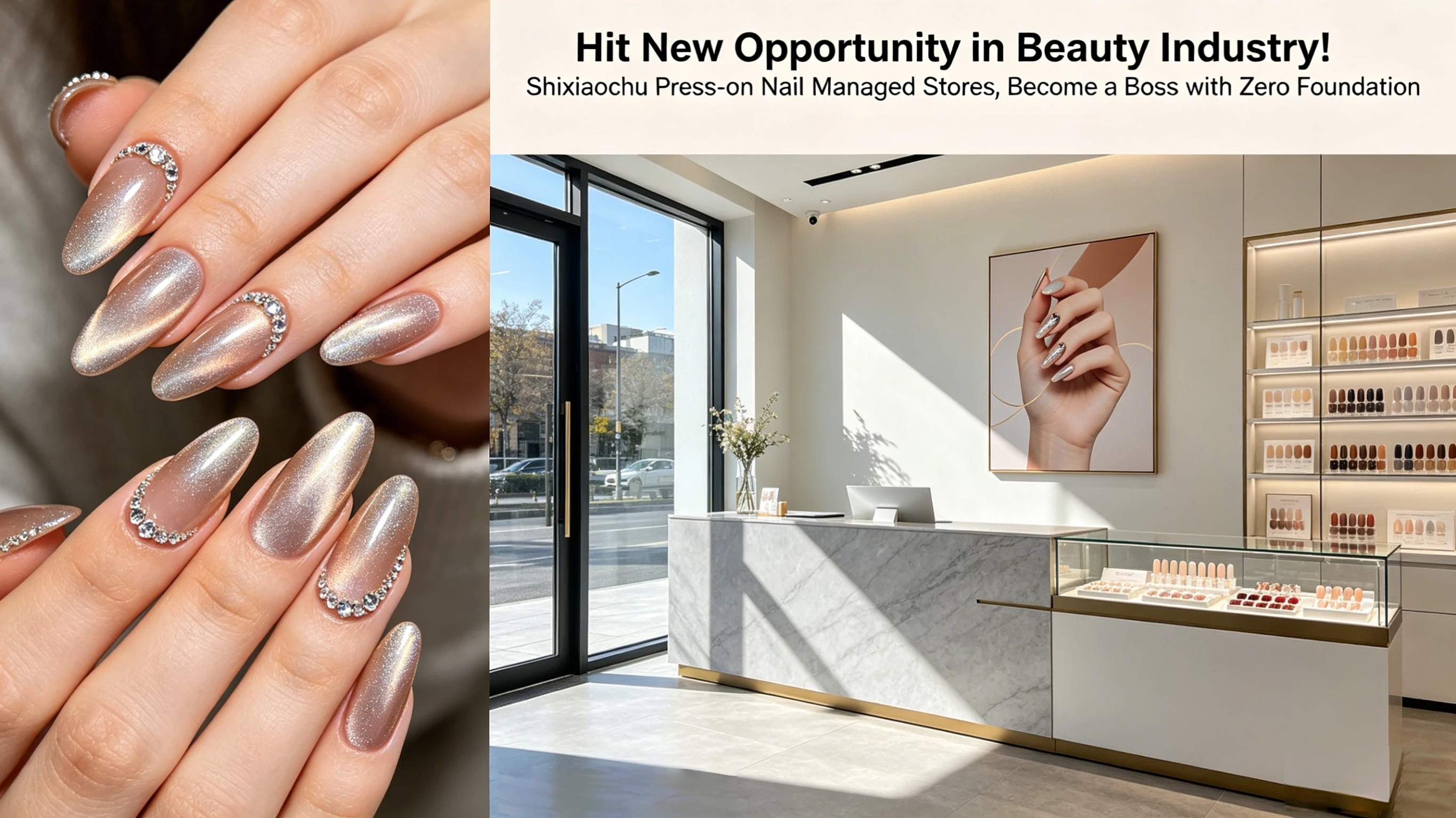 Hit New Opportunity in Beauty Industry! Shixiaochu Press-on Nail Managed Stores, Become a Boss with Hit New Opportunity in Beauty Industry! Shixiaochu Press-on Nail Managed Stores, Become a Boss with